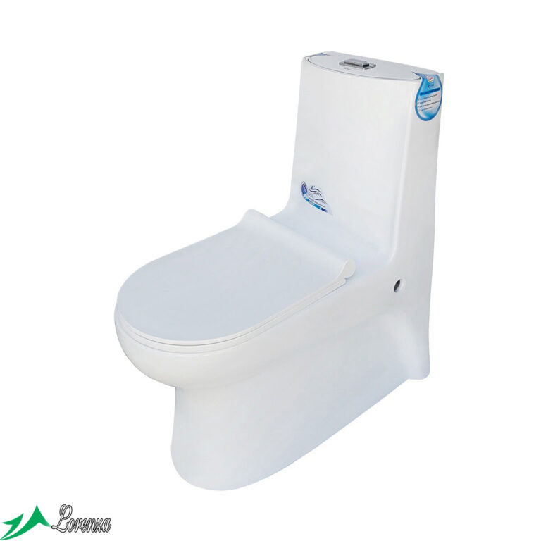 توالت فرنگی رسی مدل مدیسا سفید (Rosi)
